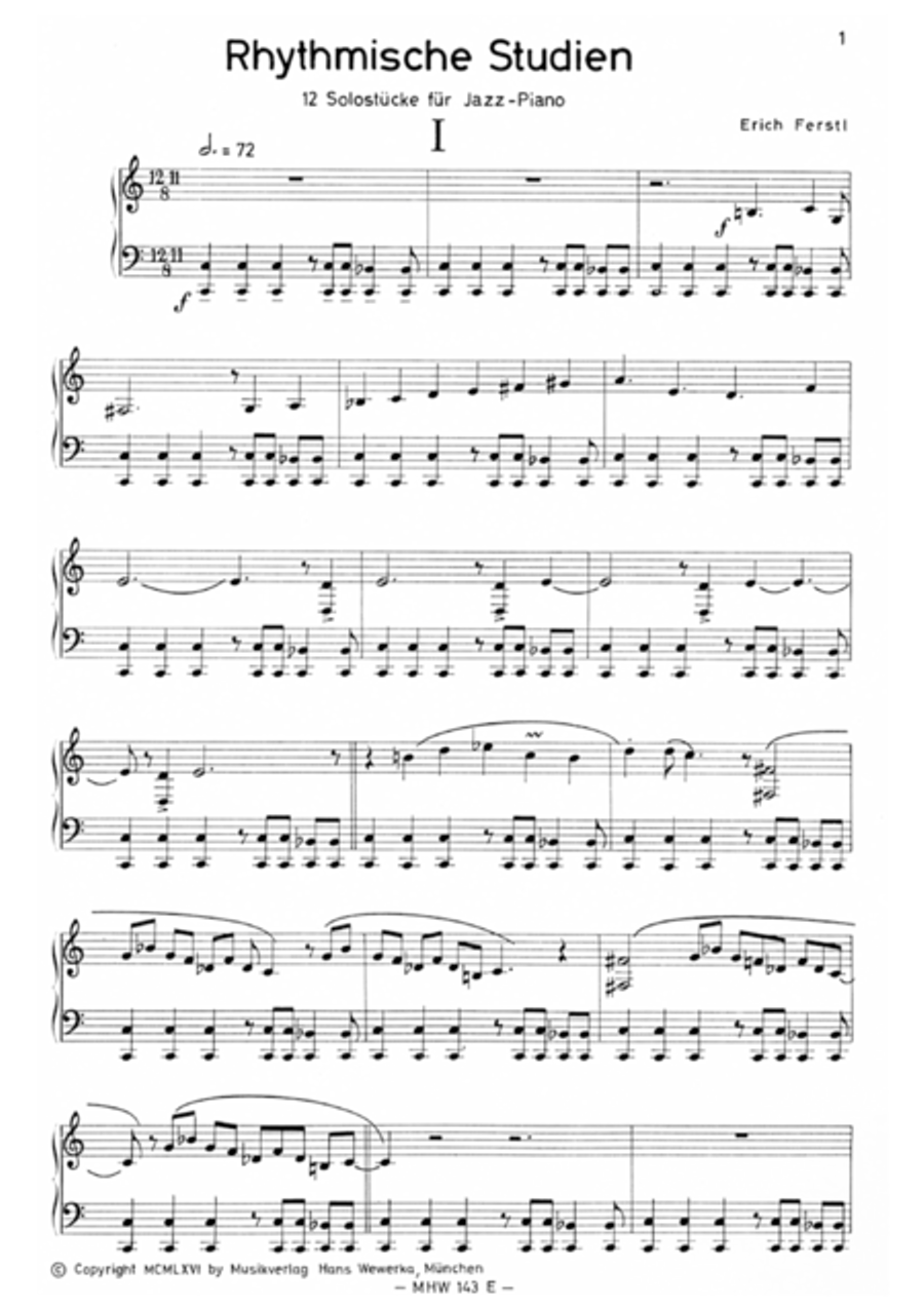 Rhythmische Studien Rhythmische Studien Piano Method scores gallery preview page 5
