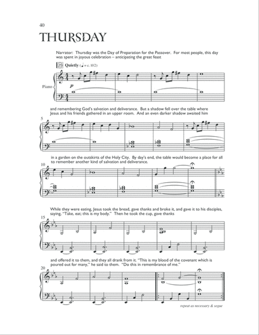The Seven Last Days 4-Part scores gallery preview page 44