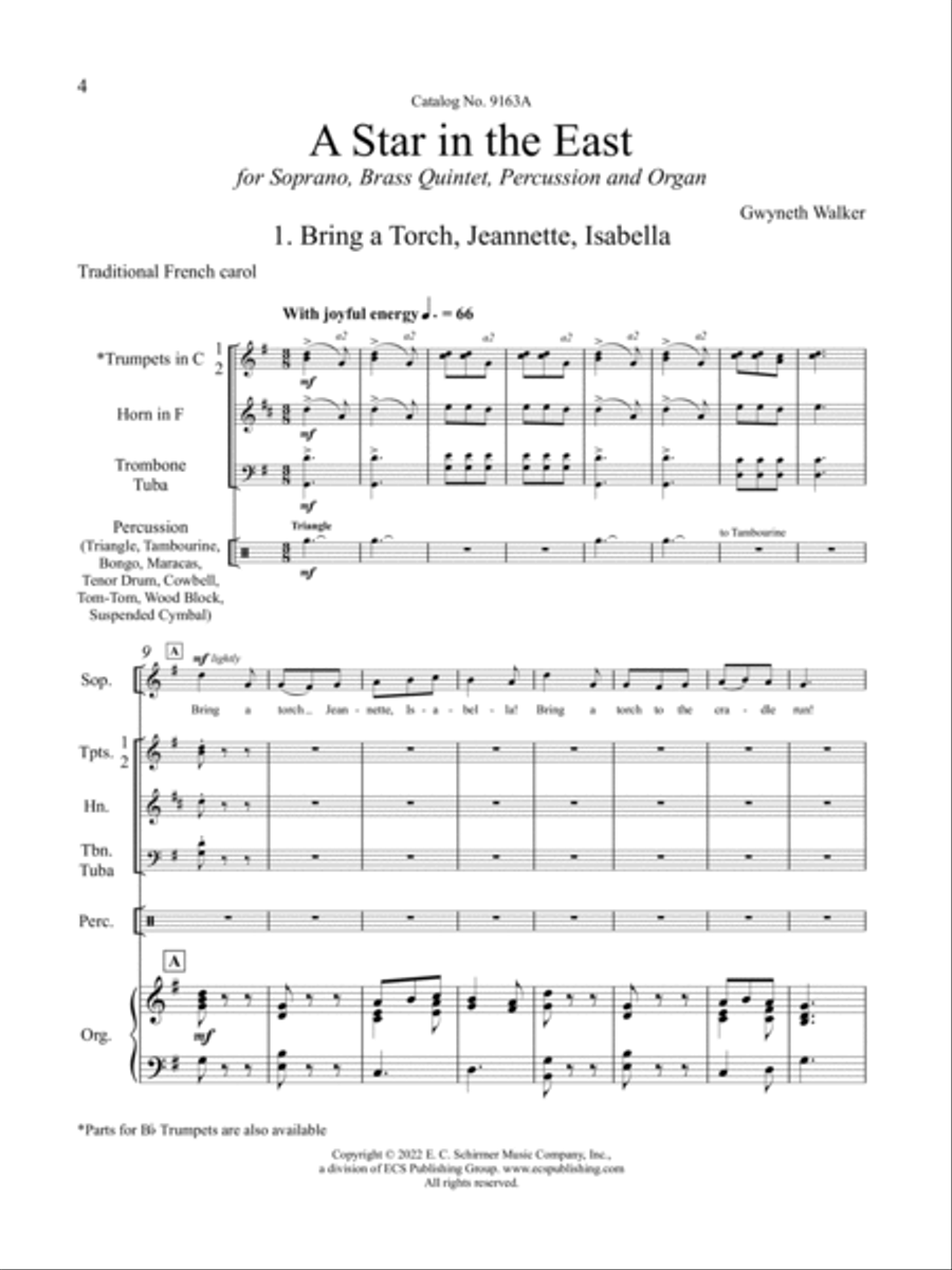 A Star in the East Sacred scores gallery preview page 6