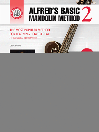 Book cover for Alfred's Basic Mandolin Method 2