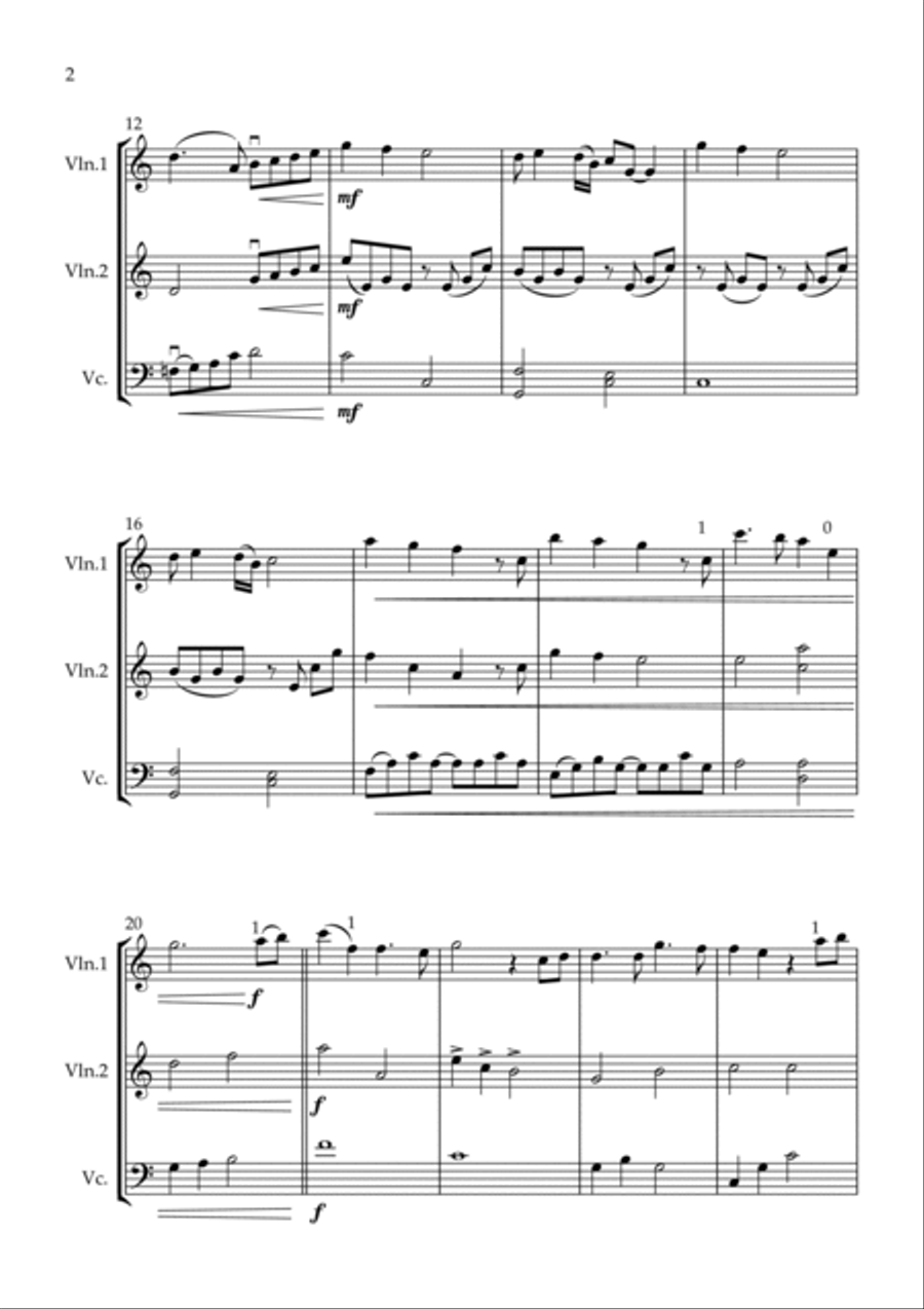 I See The Light Cello scores gallery preview page 2