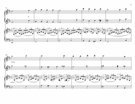 Fauré - Cantique de Jean Racine, for piano duet, four hands, one piano