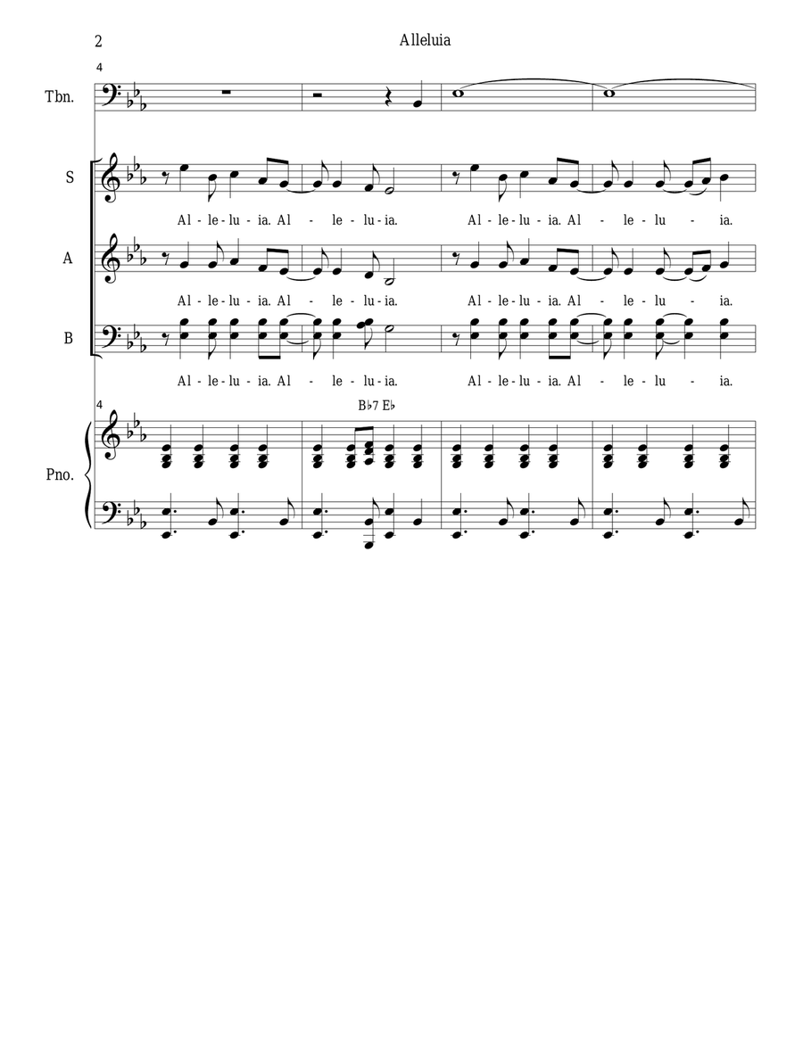 Alleluia (from 