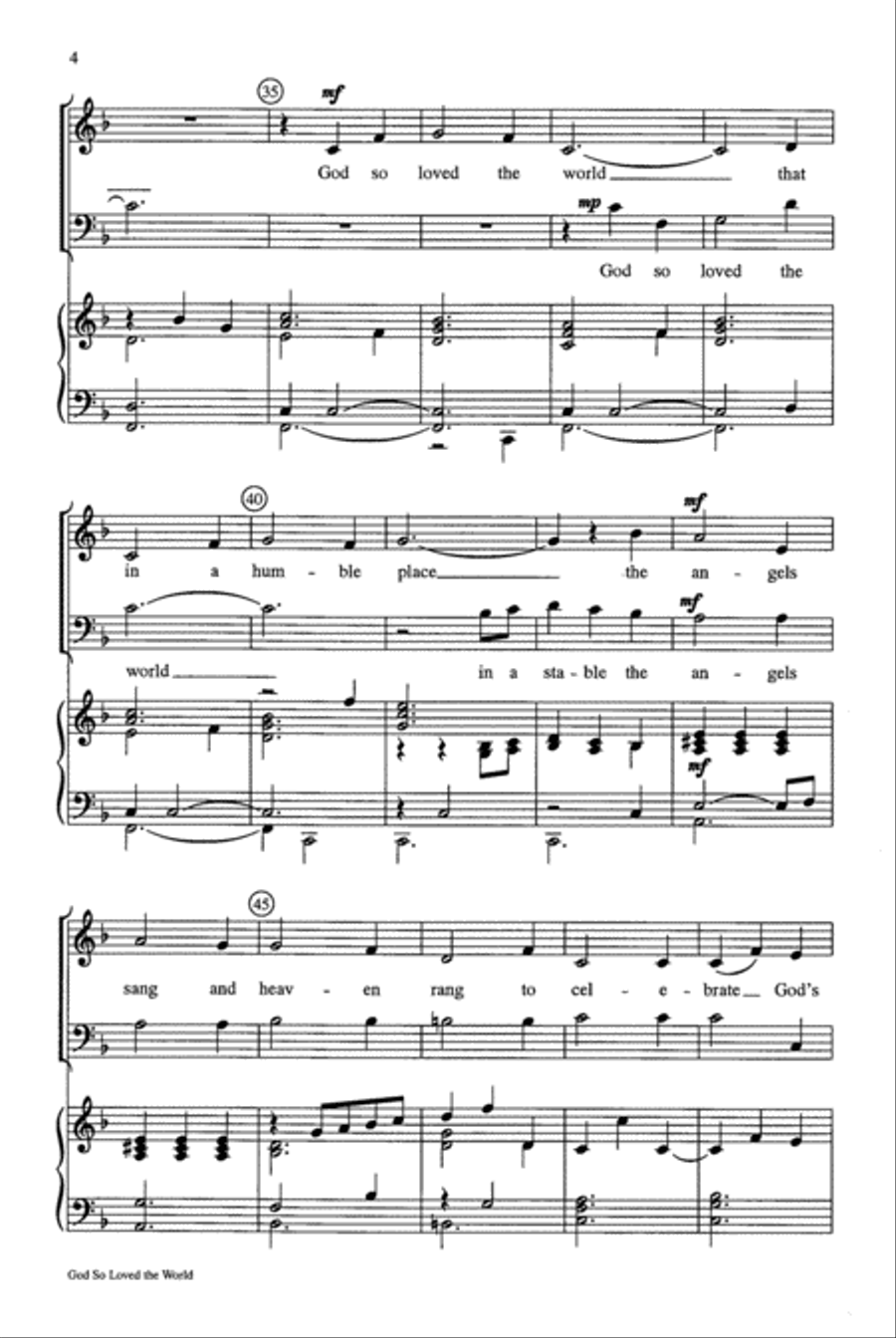 God So Loved the World God So Loved the World 2-Part scores gallery preview page 4