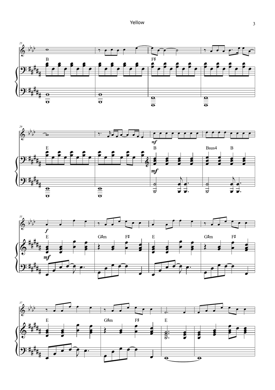 Yellow Chamber Music scores gallery preview page 3