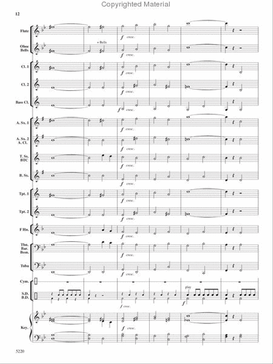 Patriots on Parade Concert Band scores gallery preview page 11