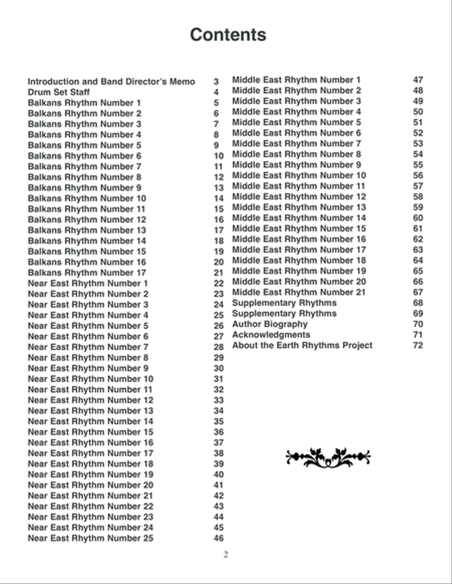 Earth Rhythms Catalog, Volume 2 Percussion scores gallery preview page 3
