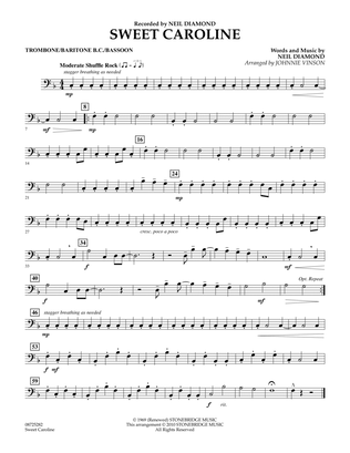 Sweet Caroline - Trombone/Baritone B.C./Bassoon