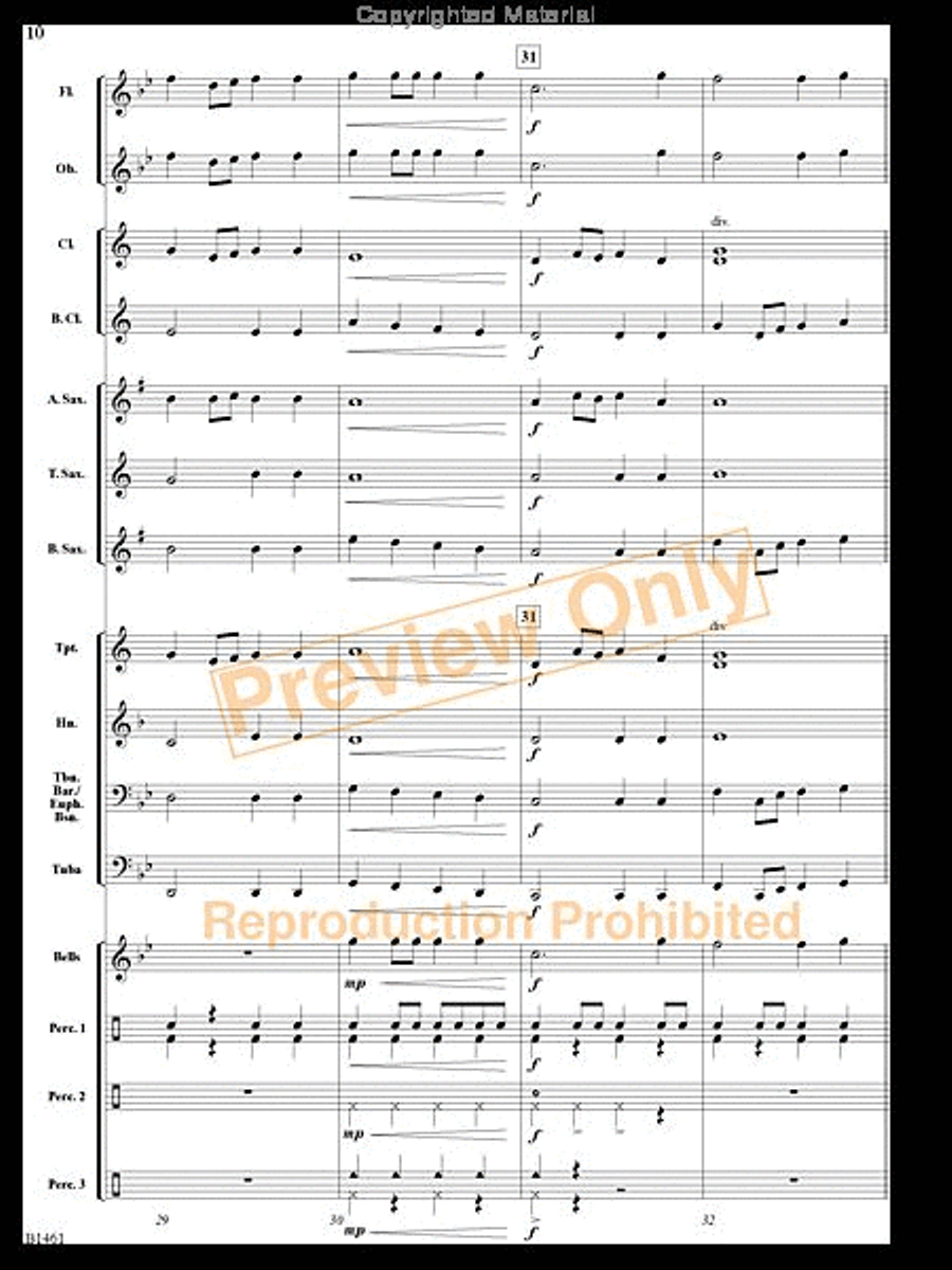 Chisholm Concert Band scores gallery preview page 9