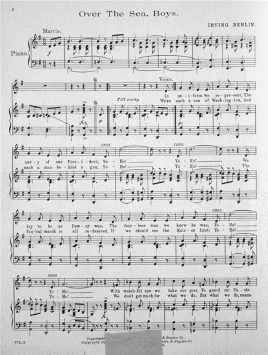 Over the Sea Boys Voice scores gallery preview page 2