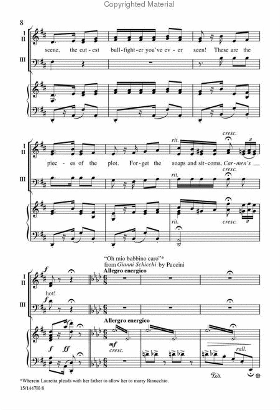 Painless Opera Painless Opera 3-Part scores gallery preview page 7