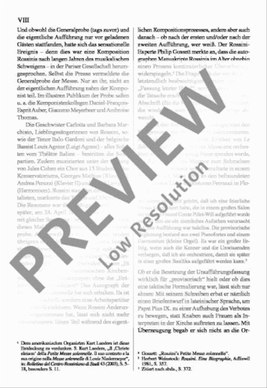 Petite Messe Solennelle Choir scores gallery preview page 9