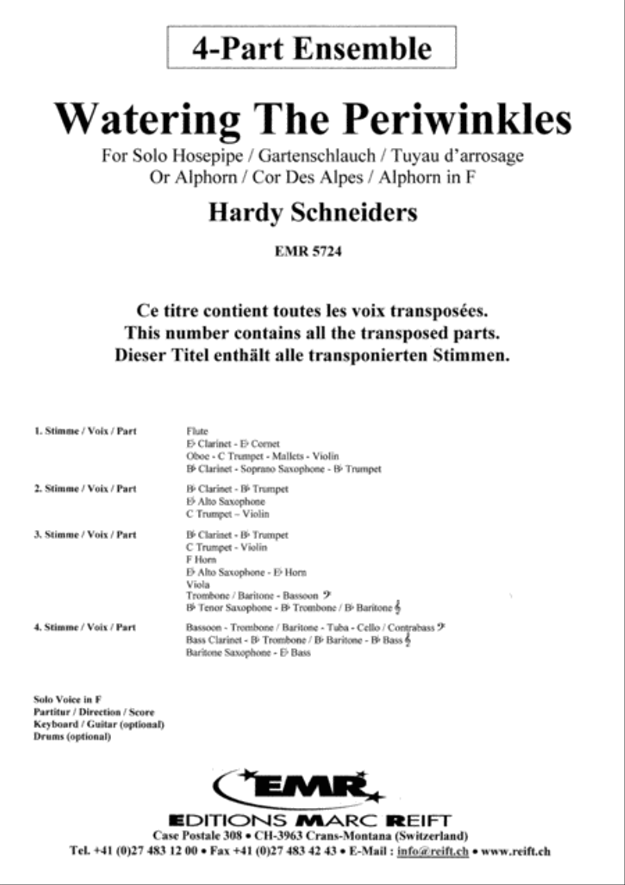 Watering The Periwinkles Concert Band scores gallery preview page 2