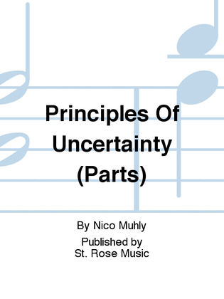 Book cover for Principles Of Uncertainty (Parts)