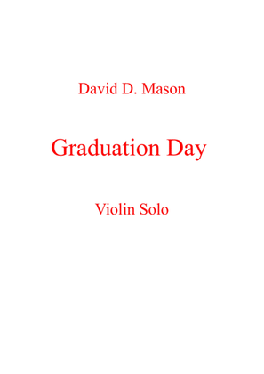 Book cover for Graduation Day