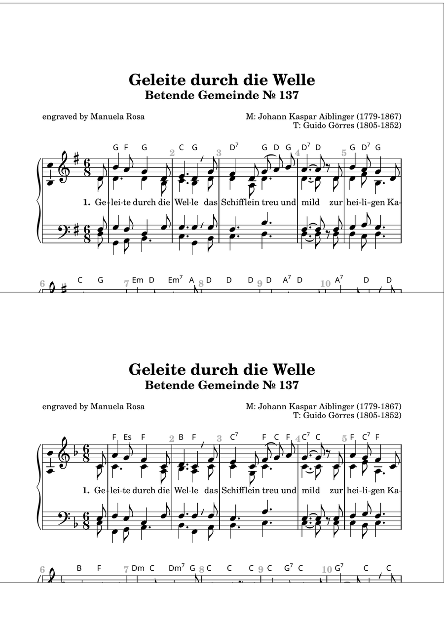 Marienlieder: Betende Gemeinde Collection 125, 133, 137 (Gottesloblieder) Organ Solo scores gallery preview page 4