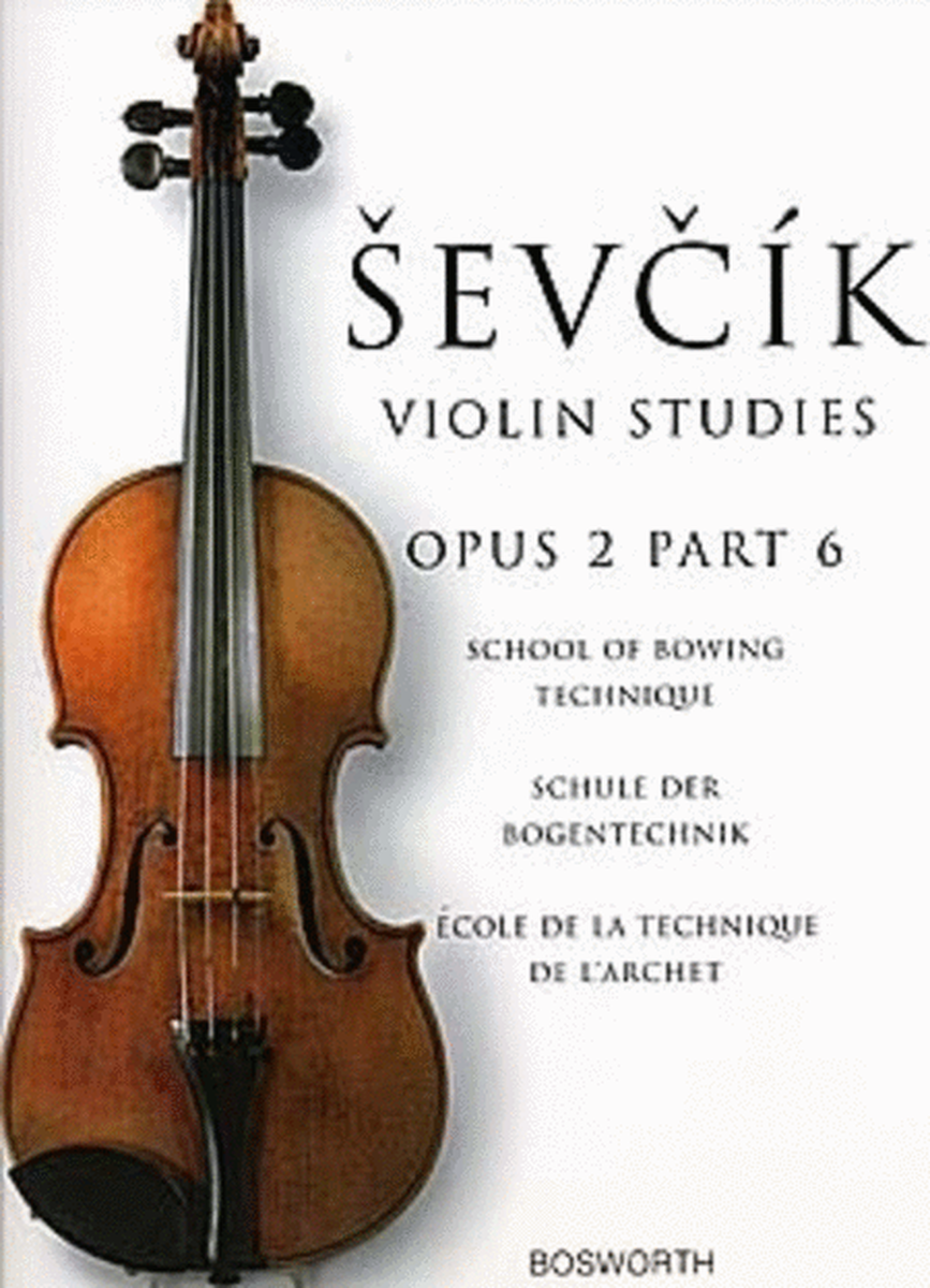 Sevcik Violin Studies Op 2 Pt 6 New Ed