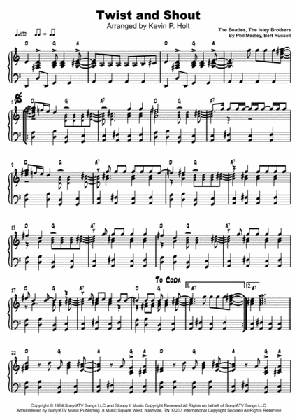 Black Shout (Full Ver.) Sheet music for Piano (Solo)