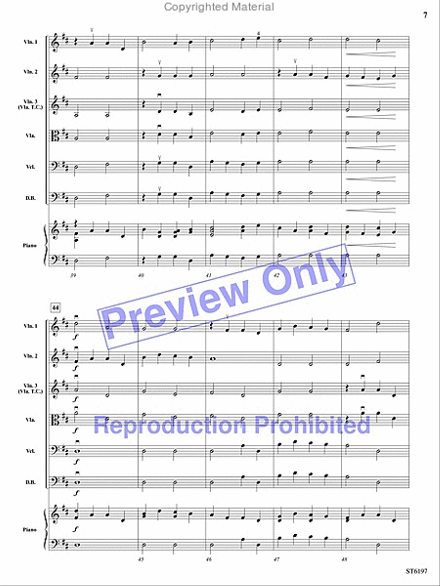 Prelude and Fugue String Orchestra scores gallery preview page 6