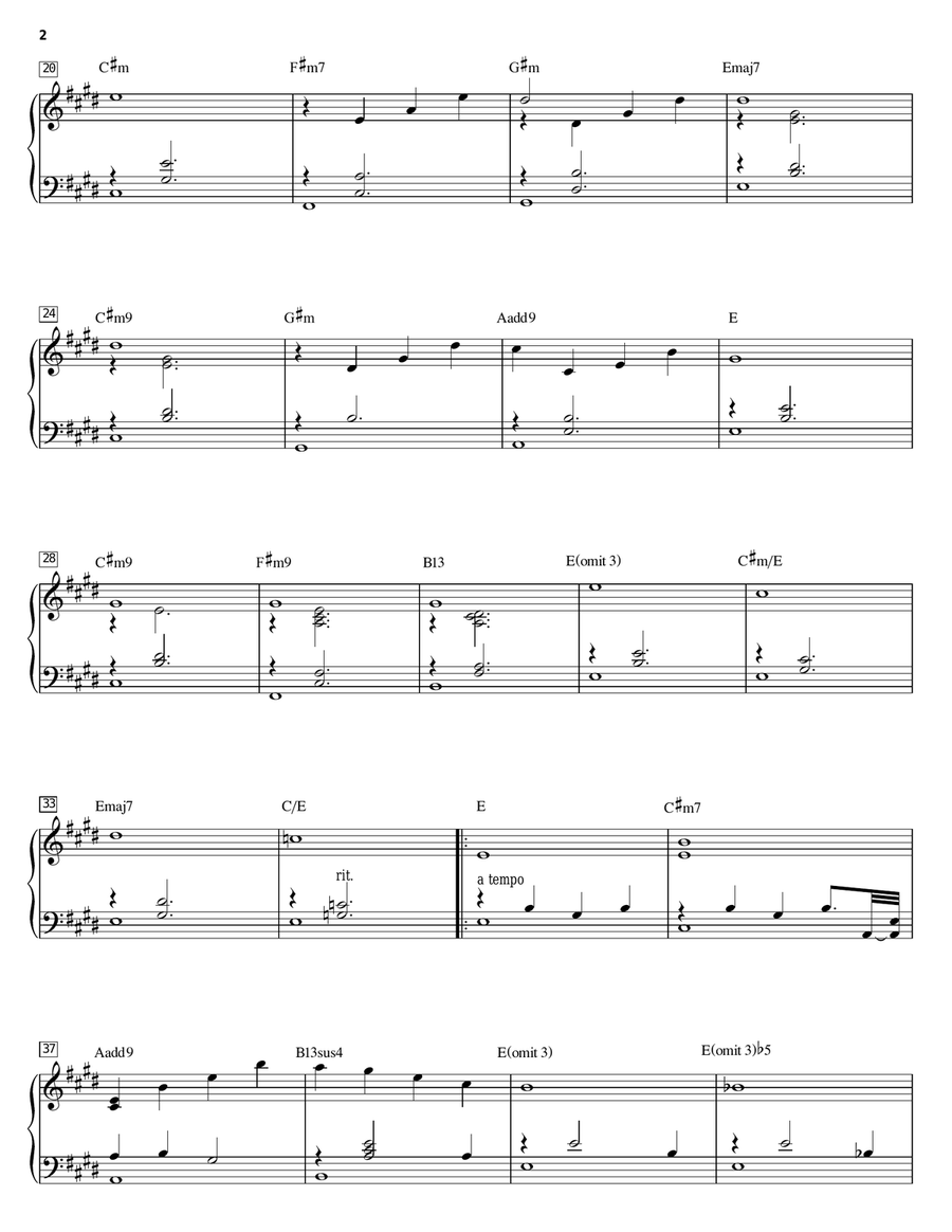 The Black Stallion Piano Solo scores gallery preview page 2