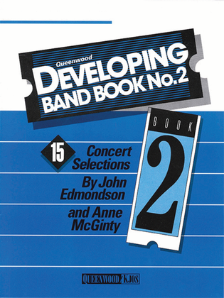 Book cover for Developing Band Book No. 2 - 1st Cornet/Trumpet