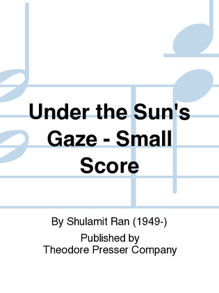 Book cover for Under The Sun's Gaze