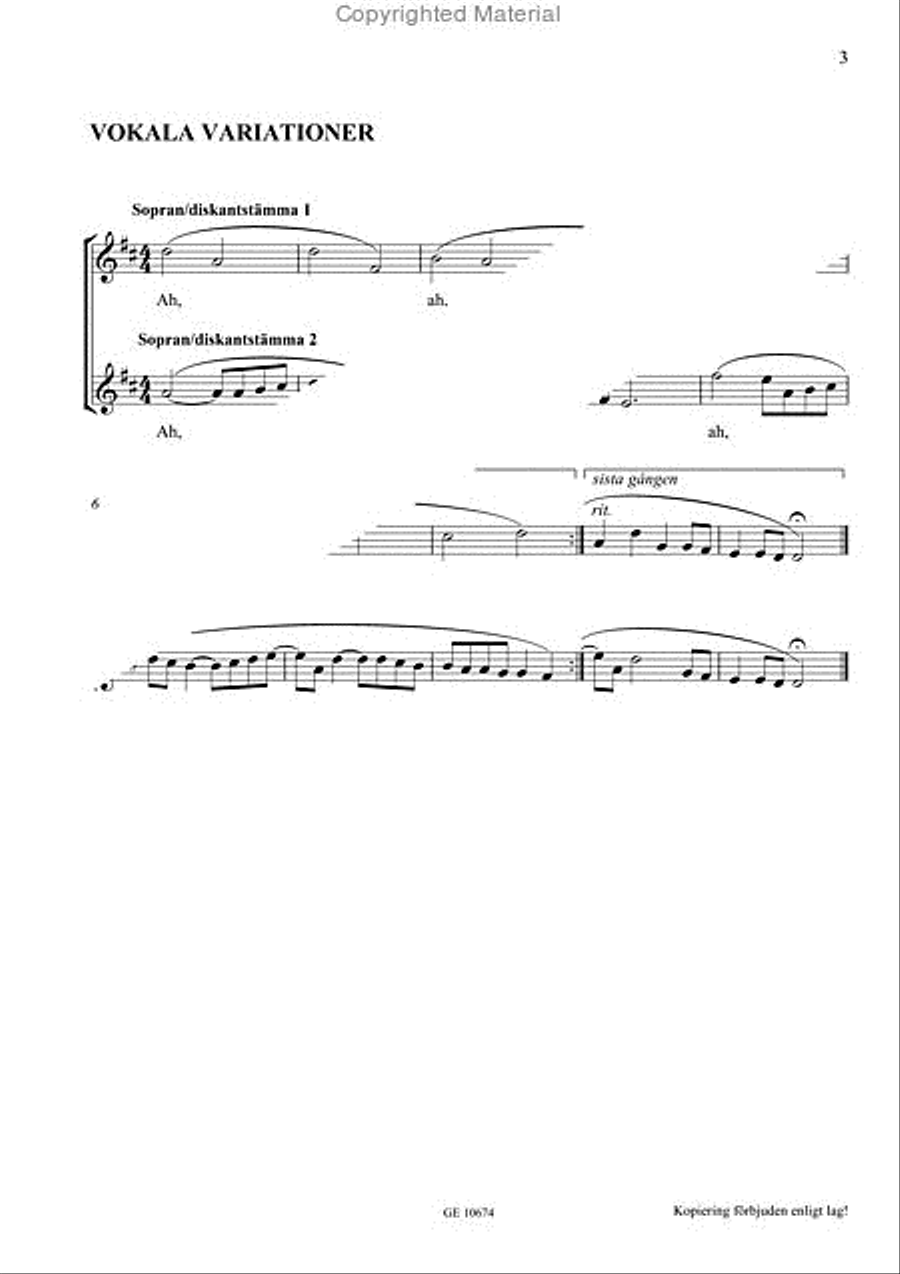 Kom helig Ande 4-Part scores gallery preview page 3