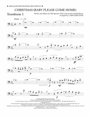 Christmas (Baby Please Come Home) - Trombone 1