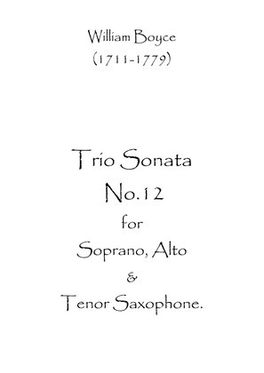 Trio Sonata No.12