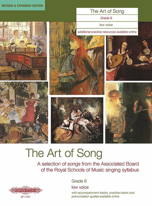 Book cover for The Art of Song Grade, 6 (Low Voice)