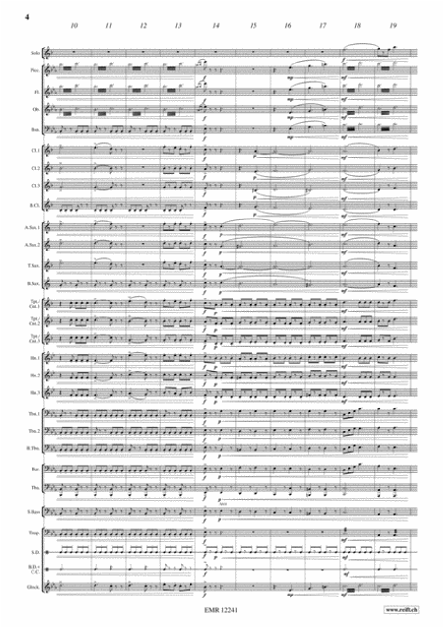 Napoli Concert Band scores gallery preview page 4