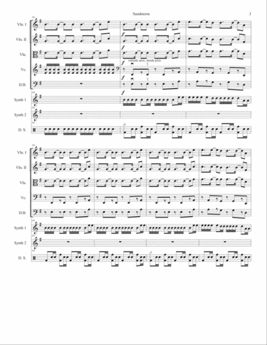 Sandstorm String Orchestra scores gallery preview page 5