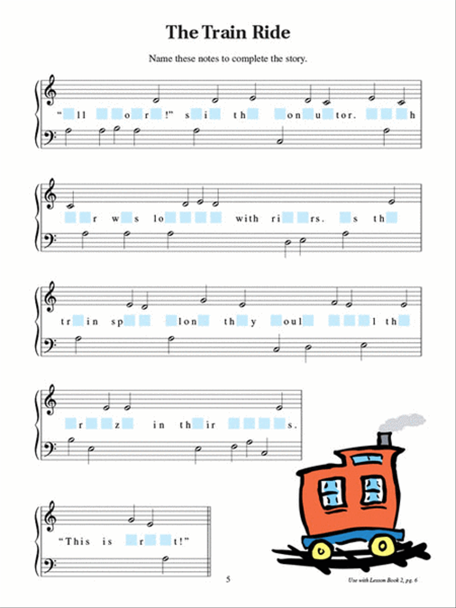 Notespeller for Piano – Book 2 Piano Method scores gallery preview page 3