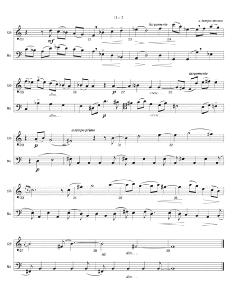Duo Sonata Woodwind Duet scores gallery preview page 4
