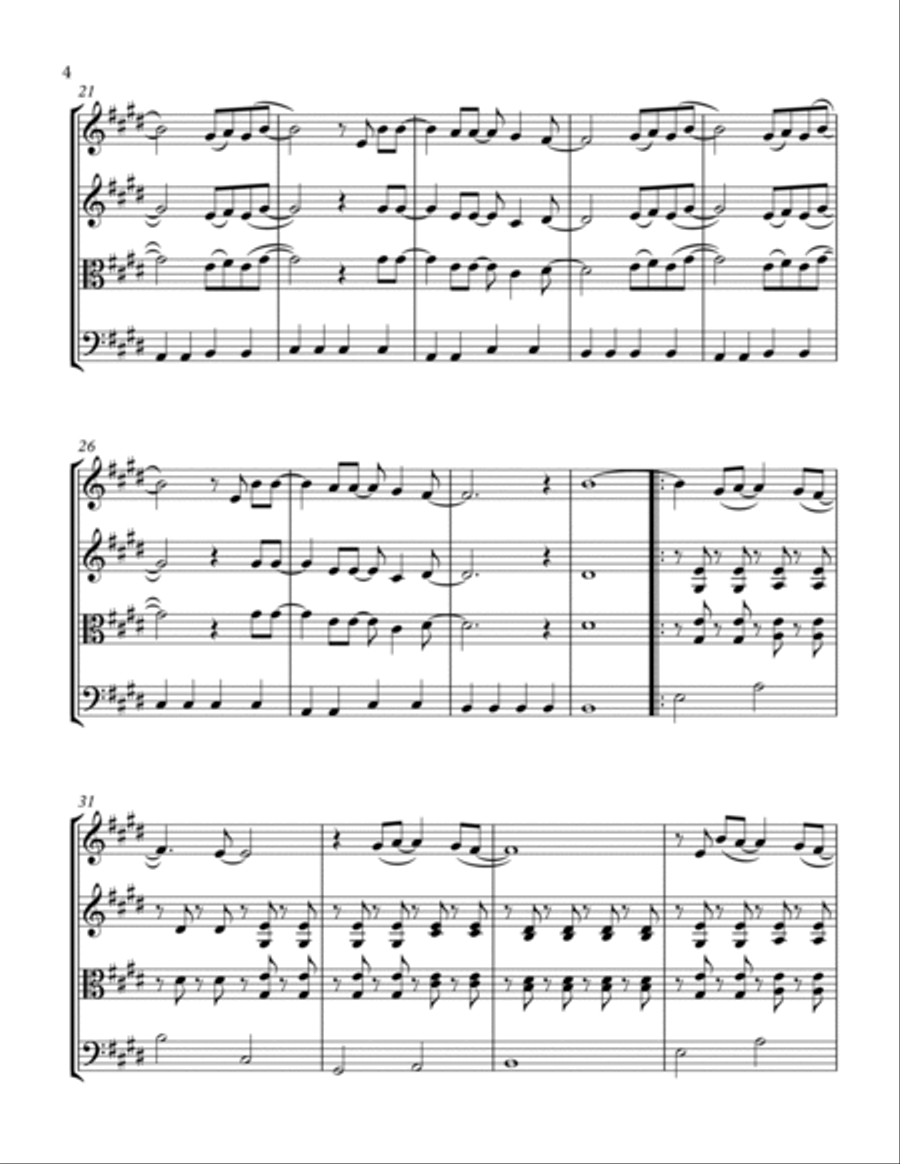 At The Cross String Trio scores gallery preview page 6