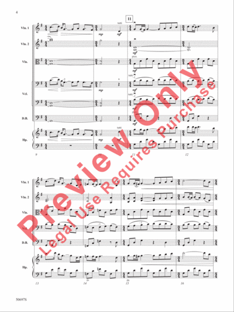 The Wexford Carol String Orchestra scores gallery preview page 5