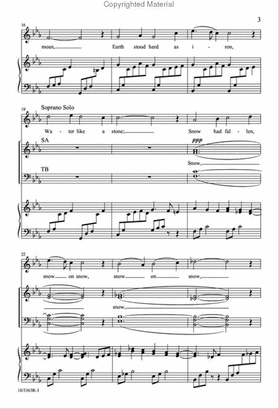 In the Bleak Mid-Winter Divisi scores gallery preview page 3