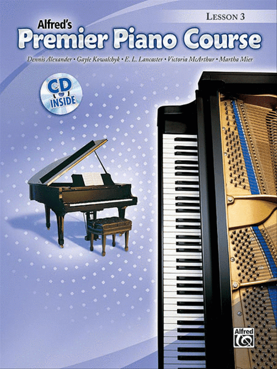 Premier Piano Course Lesson Book, Book 3 Piano Method scores gallery preview page 1