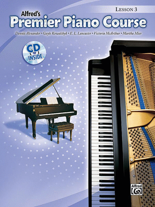 Book cover for Premier Piano Course Lesson Book, Book 3