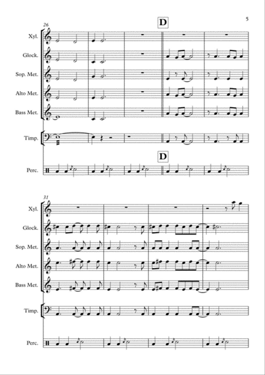 We Will Rock You Small Ensemble scores gallery preview page 5