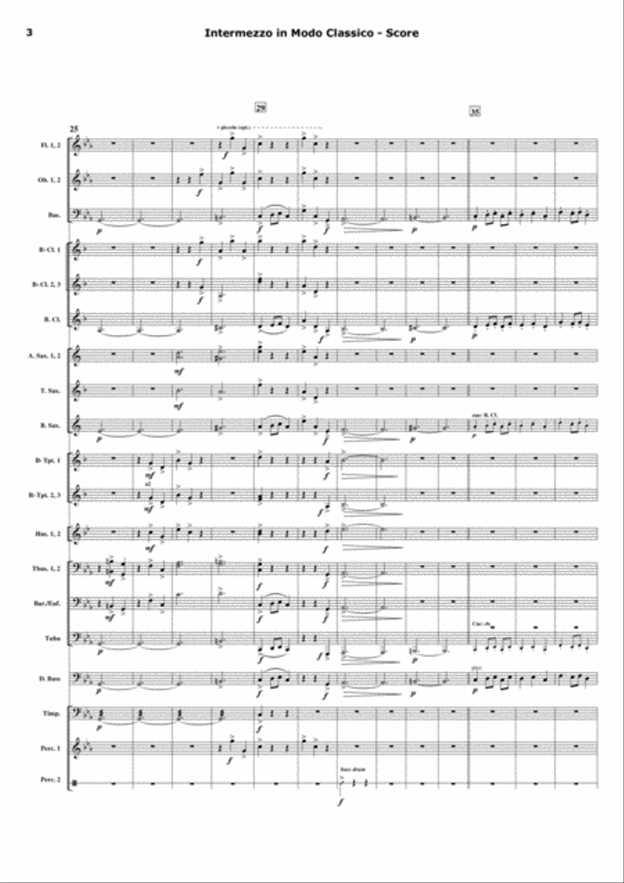 Intermezzo in Modo Classico - Score Concert Band scores gallery preview page 5