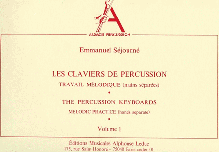 Les Claviers De Percussion Vol.1 (percussion Solo)