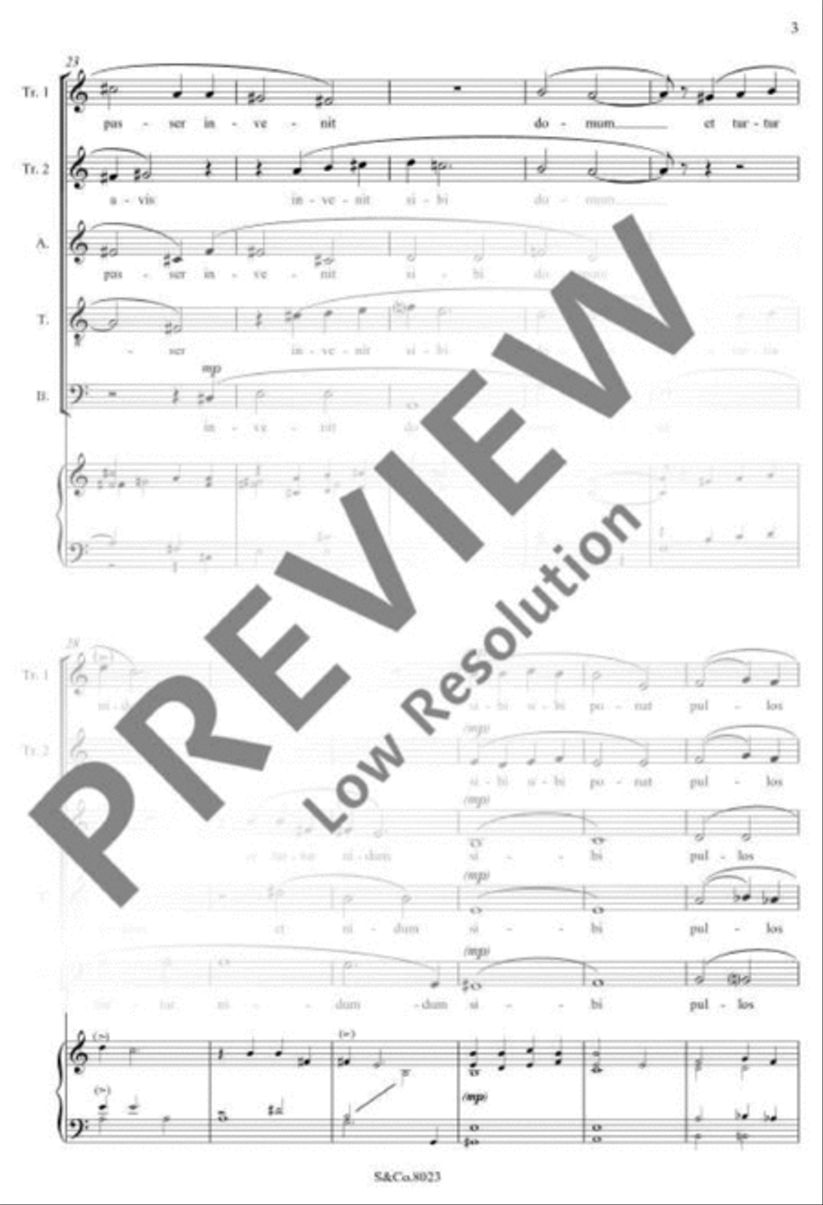Psalm 83 (84) SSATB scores gallery preview page 10