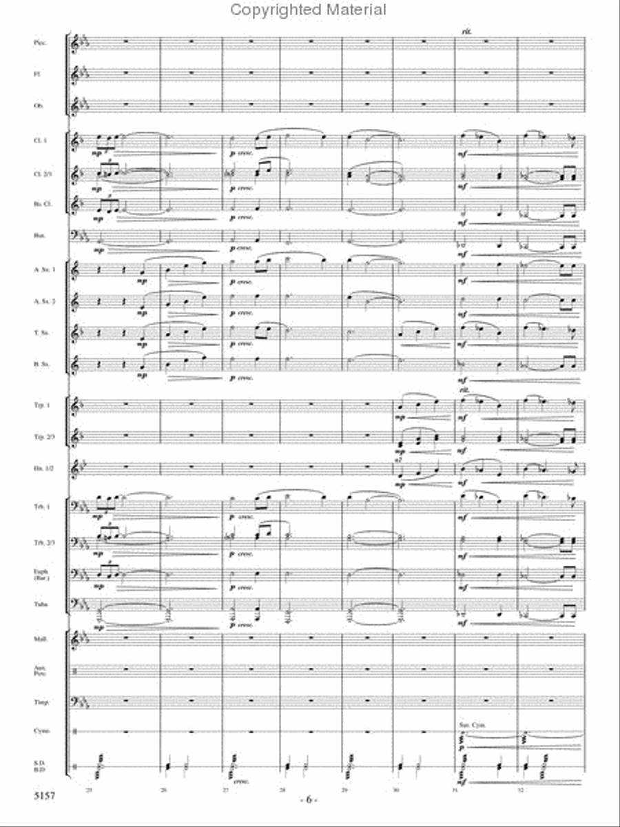 Fate of the Gods Fate of the Gods Concert Band scores gallery preview page 5