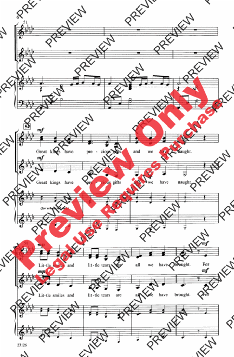 How Far Is It to Bethlehem? Women's Choir scores gallery preview page 6
