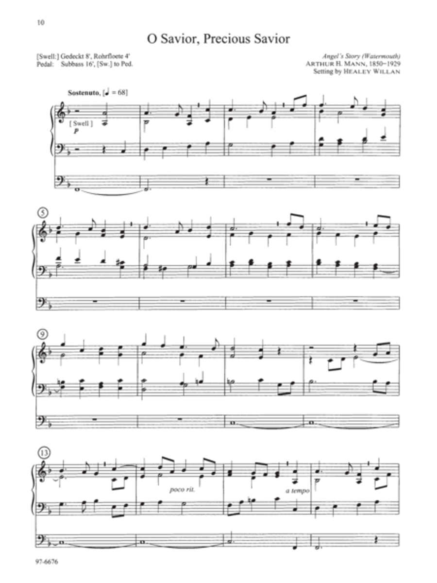 Organ Works of Healey Willan Organ scores gallery preview page 7