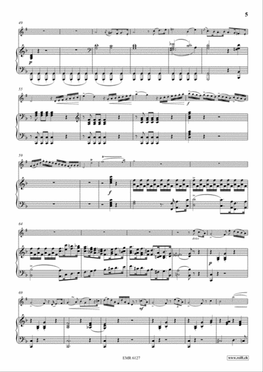 Concerto in F Major Cornet scores gallery preview page 6