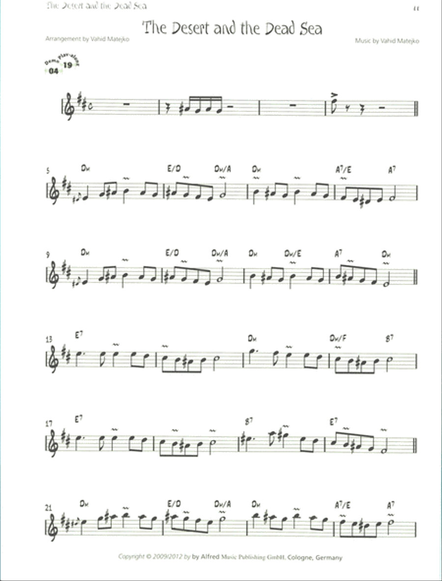 Vahid Matejko's Klezmer Play-Alongs for Clarinet B-Flat Clarinet scores gallery preview page 3