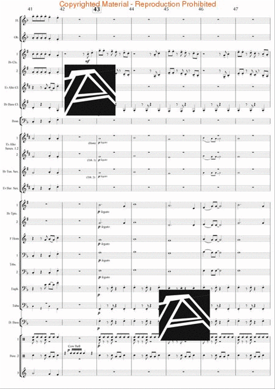 Jazz Suite No. 2 - Finale Concert Band scores gallery preview page 8