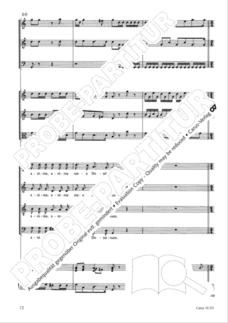 Magnificat Magnificat 4-Part scores gallery preview page 13